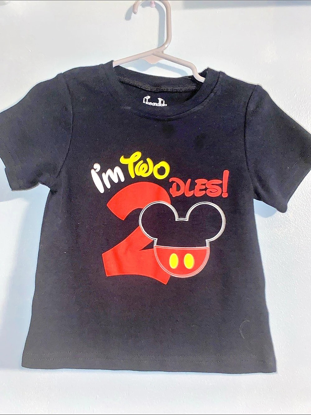 Luke and Lulu Disney Mickey Graphic Tee Black Girls 2T